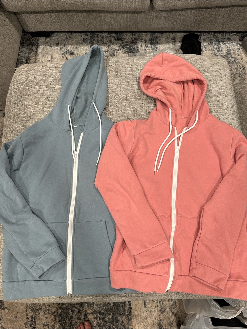 Amazon Basics Women’s Zip-Up Hooded Sweatshirts
